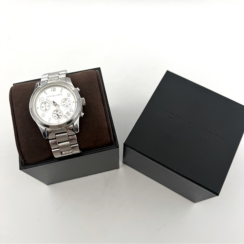 Michael Kors Silver Runway Women’s Watch
